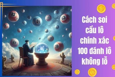 Cách soi cầu lô chính xác 100 đánh lô không lỗ