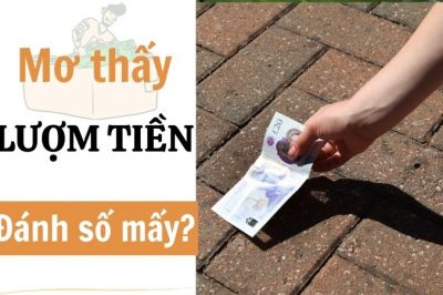 Ngủ mơ thấy lượm tiền đánh số nào? Mơ lượm tiền hên hay xui