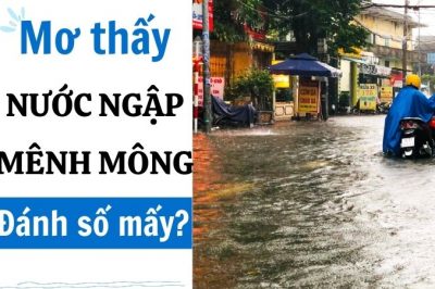 Chiêm bao thấy nước ngập mênh mông đánh số gì?